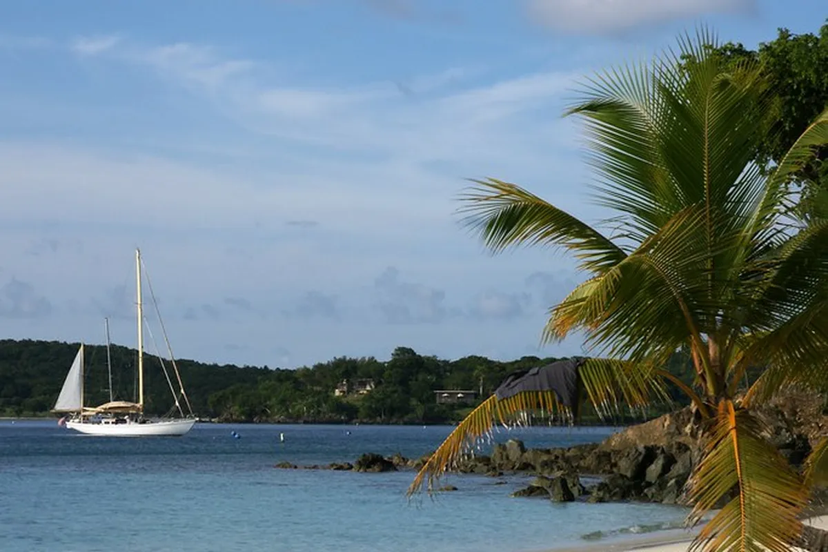 Boat tour in the U.S. Virgin Islands
