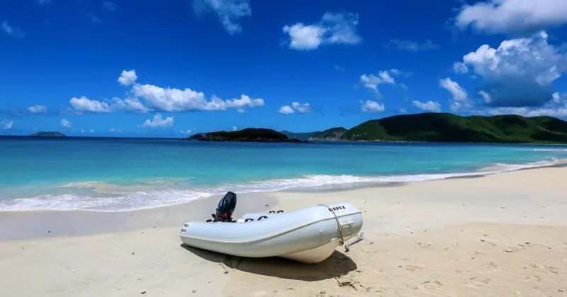 Half-Day St. John Dinghy Rental: North Shore Beach Hopping - Boat Rentals charter departing from Cruz Bay Ferry Dock, St. John, US Virgin Islands | 3.5 Hours, up to 4 guests