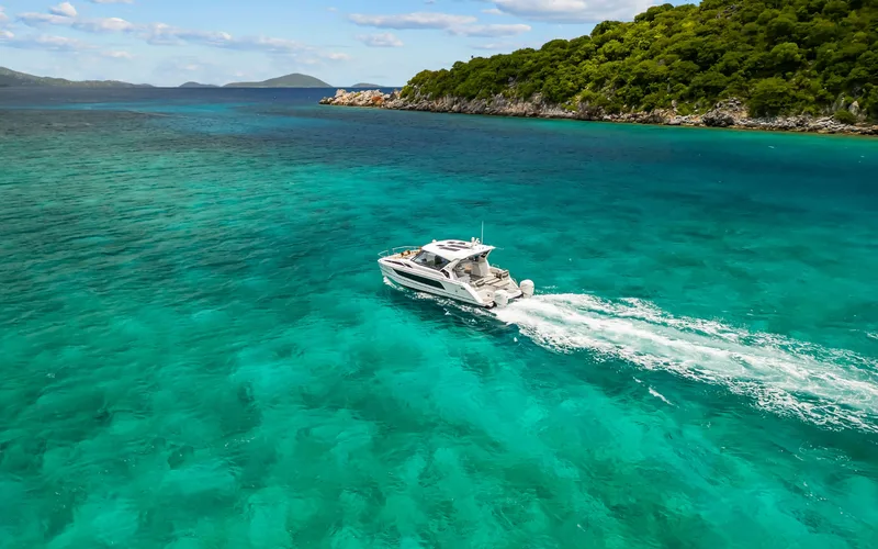 All-Inclusive BVI Day Trip by Luxury Power Catamaran - BVI Trips charter departing from Cruz Bay National Park Dock, St. John, US Virgin Islands | 8 Hours, up to 12 guests