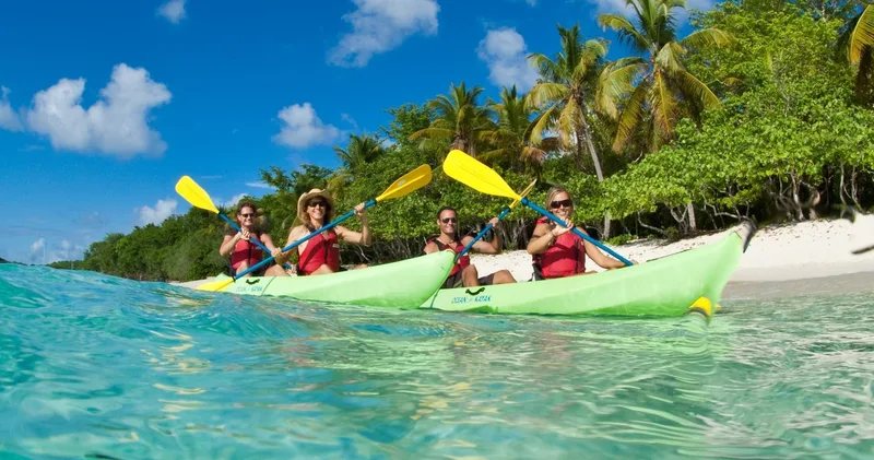 Best of St. John: Kayak, Snorkel and Picnic Adventure - Kayak Tours charter departing from Cruz Bay National Park Dock, St. John, US Virgin Islands | 5 Hours, up to 16 guests