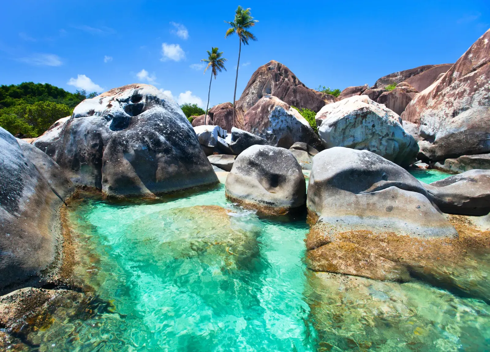 Tortola rock formations
