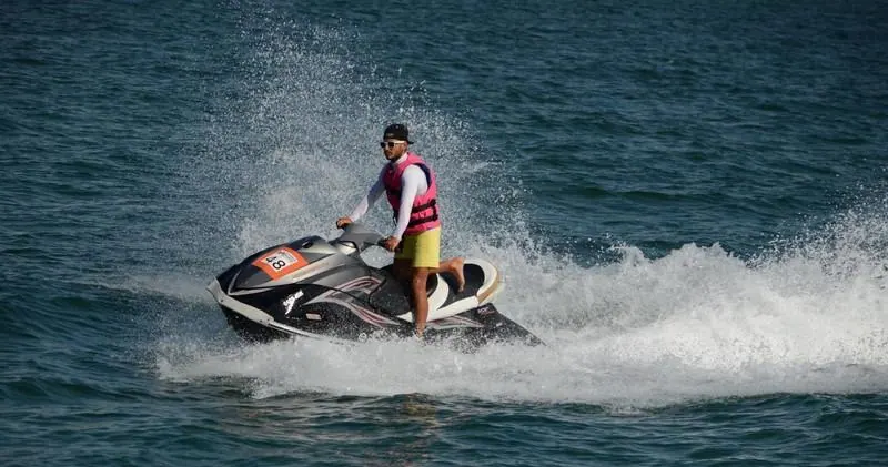 Guided jet ski tour from Hawksbill Beach, St. Thomas