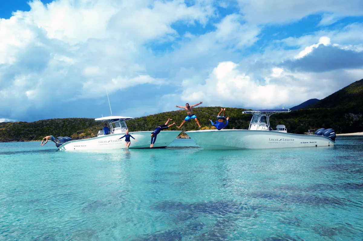 Private USVI Powerboat Day Charter - Up to 7 Hours - Private Charters charter departing from Estate Bovoni, St. Thomas, US Virgin Islands | 7 Hours, up to 12 guests